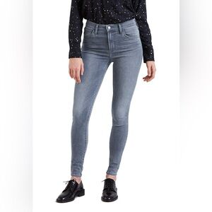 Levi's Women's Mile High Light Grayish Blue Super Skinny Jeans
